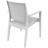 thumb-Tuinstoel - Ibiza - Wit - Wicker Look - Siesta-6