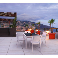 thumb-Tuinstoel - Capri - Wit - Wicker Look - Siesta-4