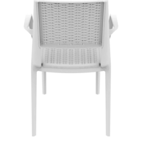 thumb-Tuinstoel - Capri - Wit - Wicker Look - Siesta-6