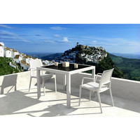 thumb-Tuinstoel - Capri - Wit - Wicker Look - Siesta-3