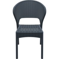 thumb-Tuinstoel - Daytona - Donkergrijs - Wicker Look - Siesta-2