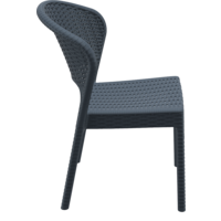 thumb-Tuinstoel - Daytona - Donkergrijs - Wicker Look - Siesta-8