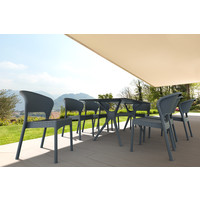 thumb-Tuinstoel - Daytona - Donkergrijs - Wicker Look - Siesta-4