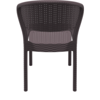 thumb-Tuinstoel - Daytona - Bruin - Wicker Look - Siesta-6