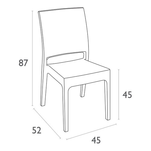 Siesta Tuinstoel - Florida - Wit - Wicker Look - Siesta Siesta Tuinstoel - Florida - Wit - Wicker Look - Siesta