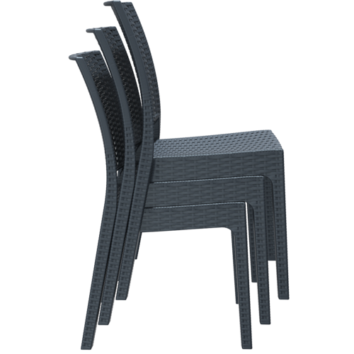 Siesta Tuinstoel - Florida - Wit - Wicker Look - Siesta Siesta Tuinstoel - Florida - Wit - Wicker Look - Siesta