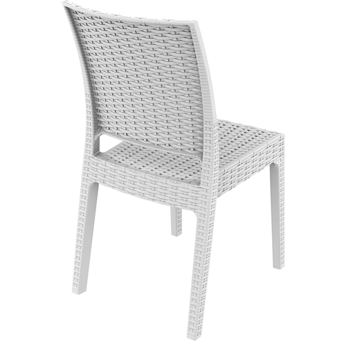 Siesta Tuinstoel - Florida - Wit - Wicker Look - Siesta Siesta Tuinstoel - Florida - Wit - Wicker Look - Siesta