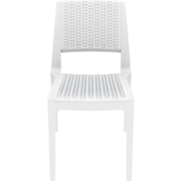 thumb-Tuinstoel - Verona - Wit - Wicker Look - Siesta-2