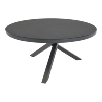 thumb-Ronde Tuintafel - Mojito Negro - Ø 150 cm - Keramiek - Lesli Living-1