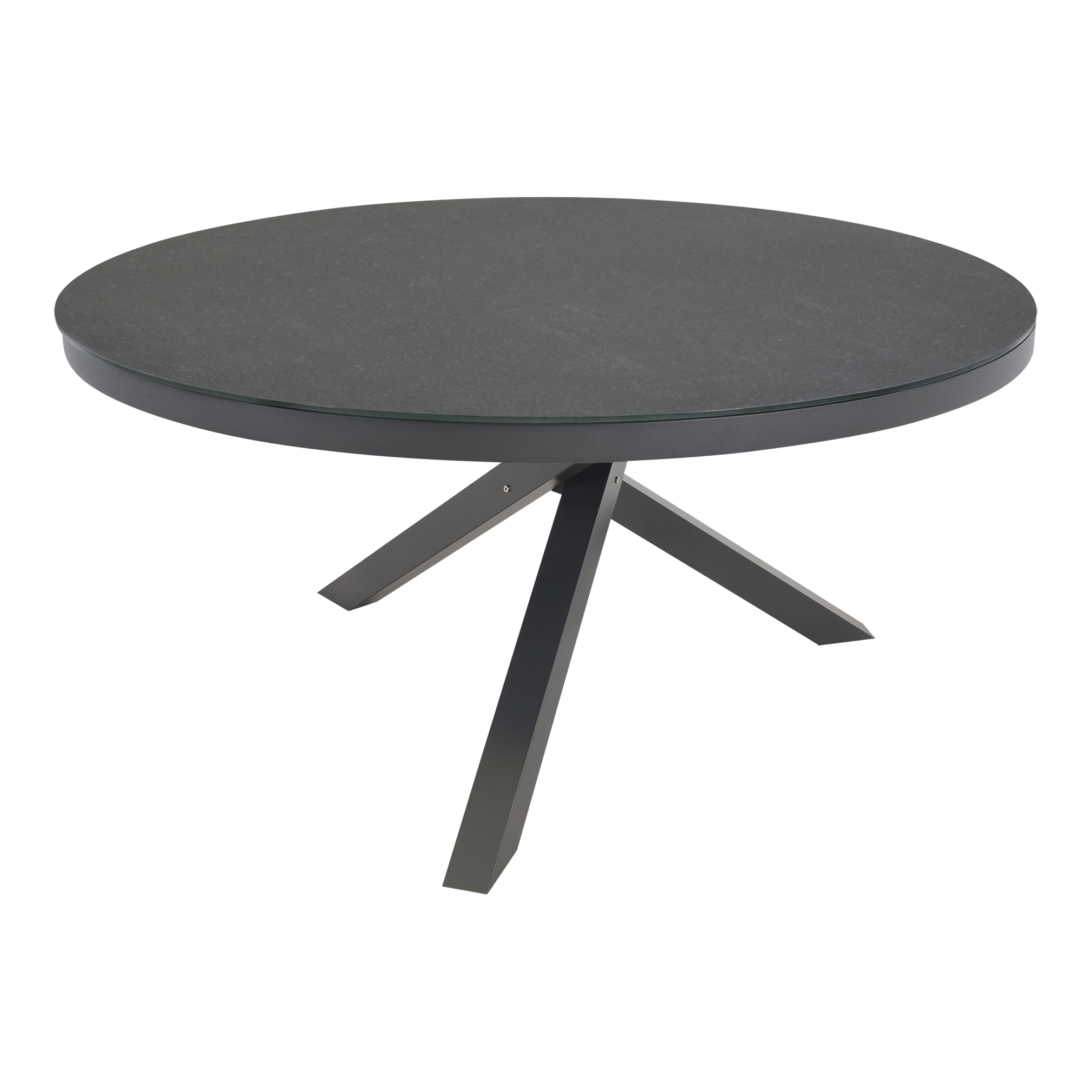 Gespecificeerd Onnodig domesticeren Ronde Tuintafel - Mojito Negro - Ø150 cm - Keramiek - Lesli Living - Garden  Interiors Tuinmeubelen