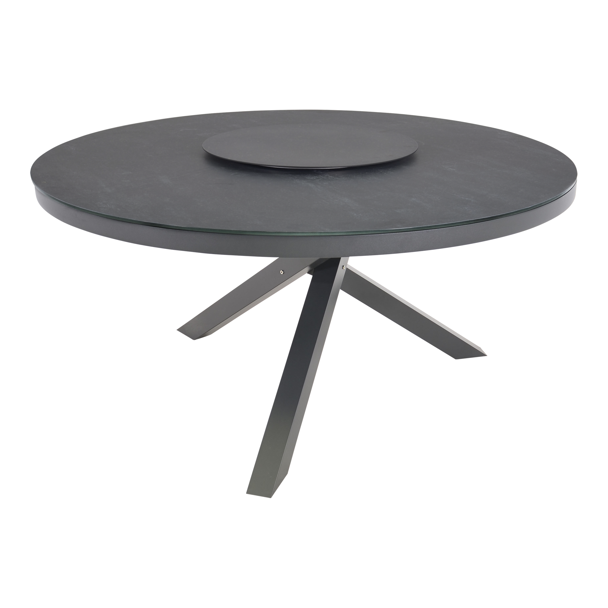 lineair naakt Manifesteren Ronde Tuintafel - Mojito Negro - Ø150 cm - Keramiek - Lesli Living - Garden  Interiors Tuinmeubelen