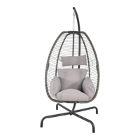 Hangstoel - Rope - Grijs - Lesli Living