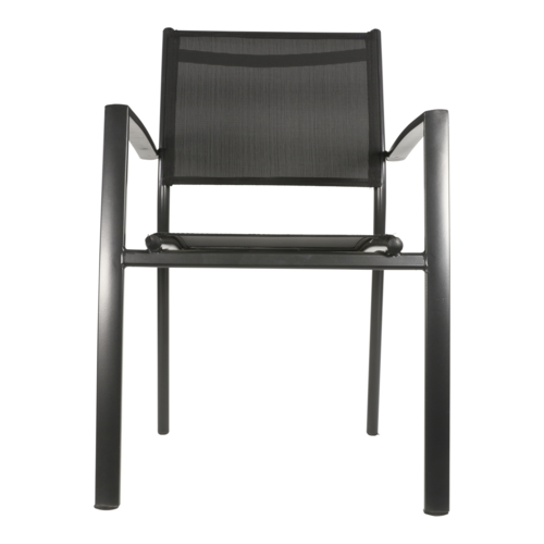 Lesli Living Tuinstoel Stapelbaar - Prego - Antraciet - Lesli Living Lesli Living Tuinstoel Stapelbaar - Prego - Antraciet - Lesli Living