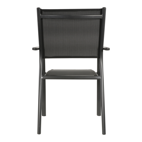 Lesli Living Tuinstoel Stapelbaar - Prego - Antraciet - Lesli Living Lesli Living Tuinstoel Stapelbaar - Prego - Antraciet - Lesli Living