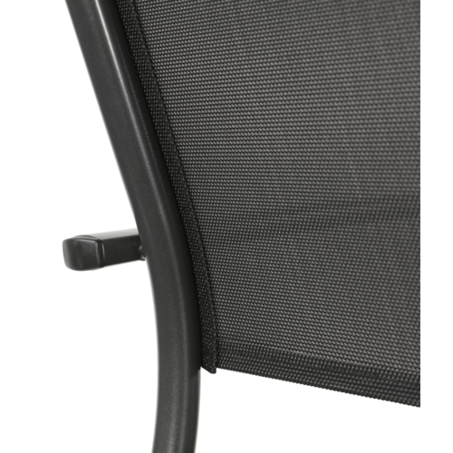 Lesli Living Tuinstoel Stapelbaar - Prego - Antraciet - Lesli Living Lesli Living Tuinstoel Stapelbaar - Prego - Antraciet - Lesli Living