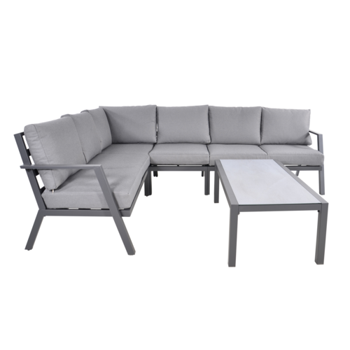 Lesli Living  Hoek Loungeset - Marah - Aluminium - Lesli Living