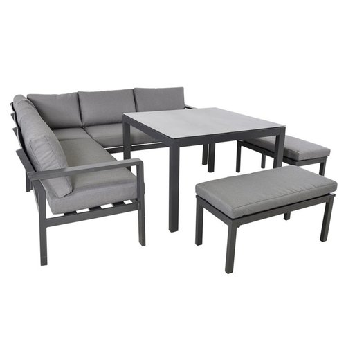 Lesli Living  Dining Loungeset - Xara - Aluminium - Lesli Living