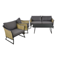 thumb-Lounge Tuinstoel - Solamente - Wicker - Lesli Living-8