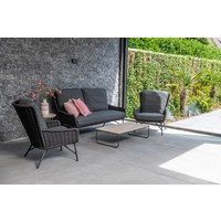 thumb-Stoel-Bank Loungeset - Wing - Antraciet - Rope - 4 Seasons Outdoor-3