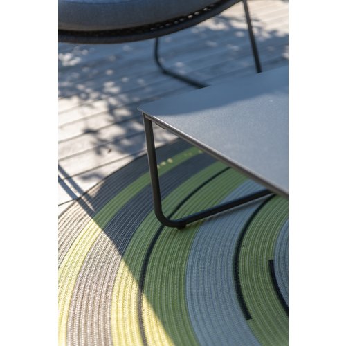 4 Seasons Outdoor Bijzettafel Tuin - Dali - Antraciet - Aluminium / RVS - 4 Seasons Outdoor