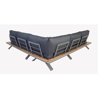 thumb-Hoek Loungeset - Alvor - Acacia/Aluminium - Antraciet - Garden Interiors-6