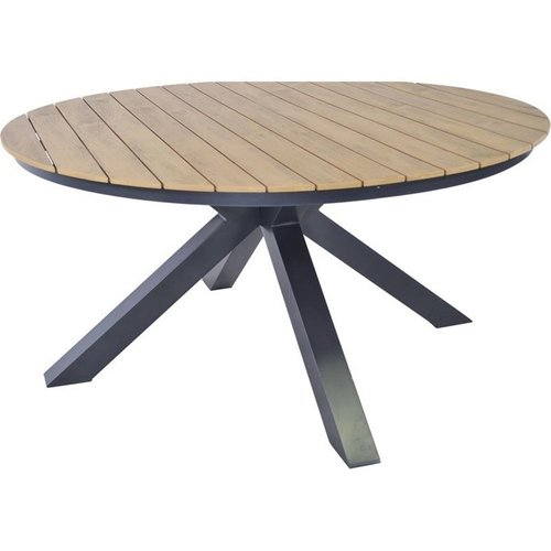 Lesli Living  Tuintafel - Arezzo - Aluminium/Polywood - 90x90 cm - Lesli Living