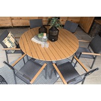 thumb-Tuintafel - Arezzo - Aluminium/Polywood - 90x90 cm - Lesli Living-5
