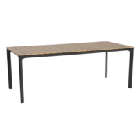 thumb-Tuintafel - Arezzo - Aluminium/Polywood - 200x90 cm - Lesli Living-2