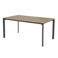 thumb-Tuintafel - Arezzo - Aluminium/Polywood - 160x90 cm - Lesli Living-1