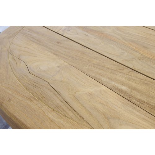 Tuintafel  - Teak - Rond 130cm - Malta - SenS-Line