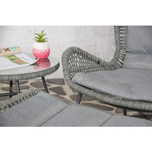 Garden Interiors Lounge Tuinstoelen - Duoset Buffalo - Antraciet - Garden Interiors