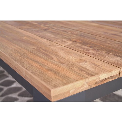 Garden Interiors Tuintafel - CRESTO - Gerecycled Teak - 180cm -  Garden Interiors