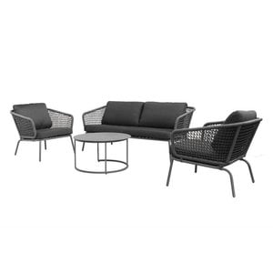 Garden Interiors Stoel-Bank - Loungeset - Sonora - Rope - Antraciet - The Outsider