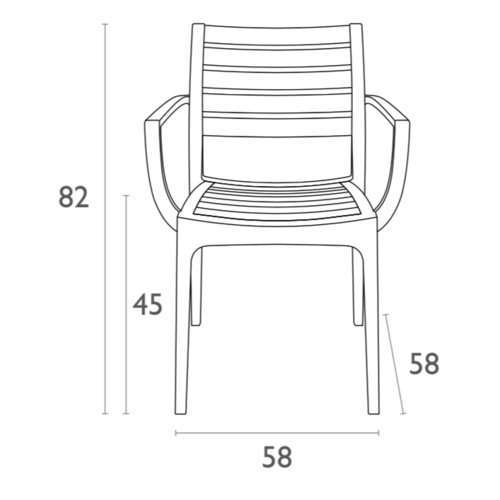 Siesta  Tuinstoel - Artemis - Teak - Siesta