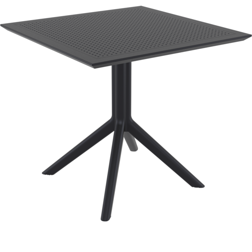 Siesta  Tuintafel - Sky - 80x80 - Zwart - Siesta