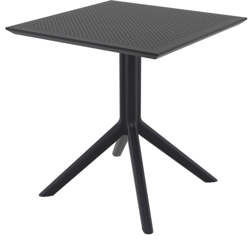 Siesta Tuintafel - Sky - 70x70 - Zwart - Siesta Siesta Tuintafel - Sky - 70x70 - Zwart - Siesta