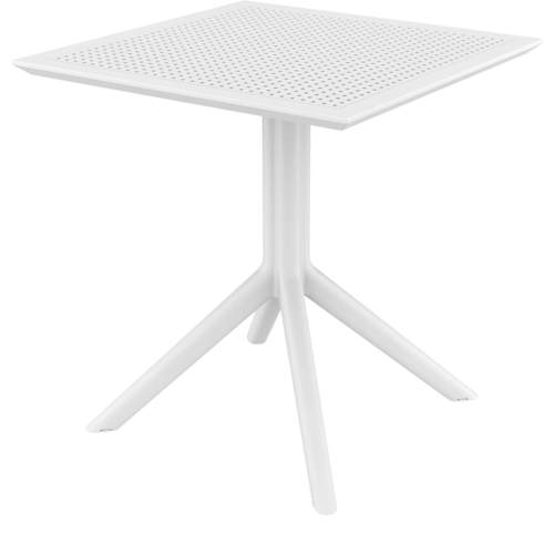 Siesta  Tuintafel - Sky - 70x70 - Wit - Siesta