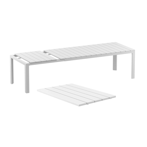 Siesta Exclusive Tuintafel - Atlantic XL - Wit - Uitschuifbaar 210/280 cm -  Aluminium/Kunststof - Siesta Exclusive