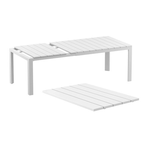 Siesta Exclusive Tuintafel - Atlantic Mediuim - Wit - Uitschuifbaar 140/210 cm -  Aluminium/Kunststof - Siesta Exclusive