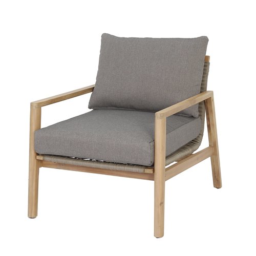 The Outsider Stoel-Bank Loungeset - Alstrup - Wicker & Acaciahout - The Outsider