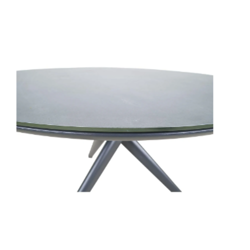 Lesli Living  Ronde Tuintafel - ø120cm - Mojito - Negro - Keramiek - Lesli Living