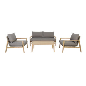 The Outsider Stoel-Bank Loungeset - Alstrup - Wicker & Acaciahout - The Outsider