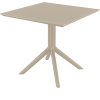 Tuintafel - Sky - 60x60 - Taupe - Siesta