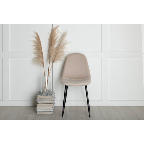 Jörn Eetkamerstoel - Inger - Beige - Fluweel - Jörn Jörn Eetkamerstoel - Inger - Beige - Fluweel - Jörn