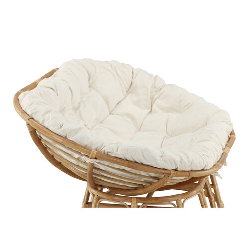 Jörn Loungestoel - Viveca - Beige - Rotan - Jörn