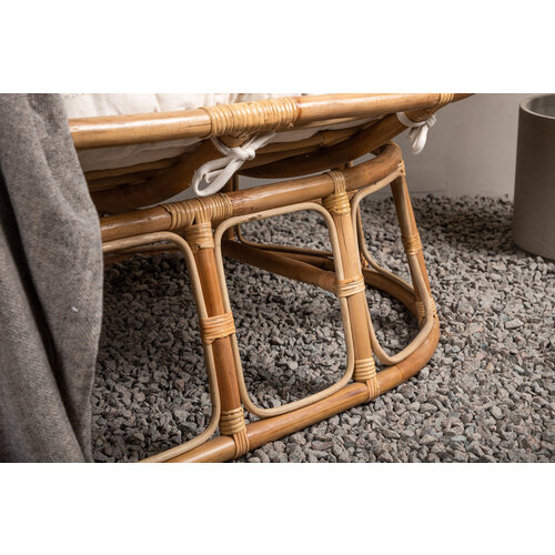 Jörn Loungestoel - Viveca - Beige - Rotan - Jörn