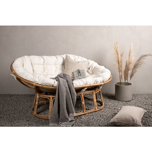 Jörn Loungestoel - Viveca - Beige - Rotan - Jörn
