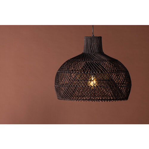 Jörn Hanglamp - Embla - 45 cm - Zwart - Rattan - Jörn