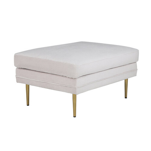 Jörn Ottoman - Nanna - Beige - Rib - Jörn