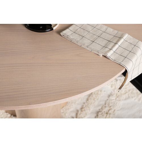 Jörn Eettafel - Fran - 110 cm - White Wash - Jörn